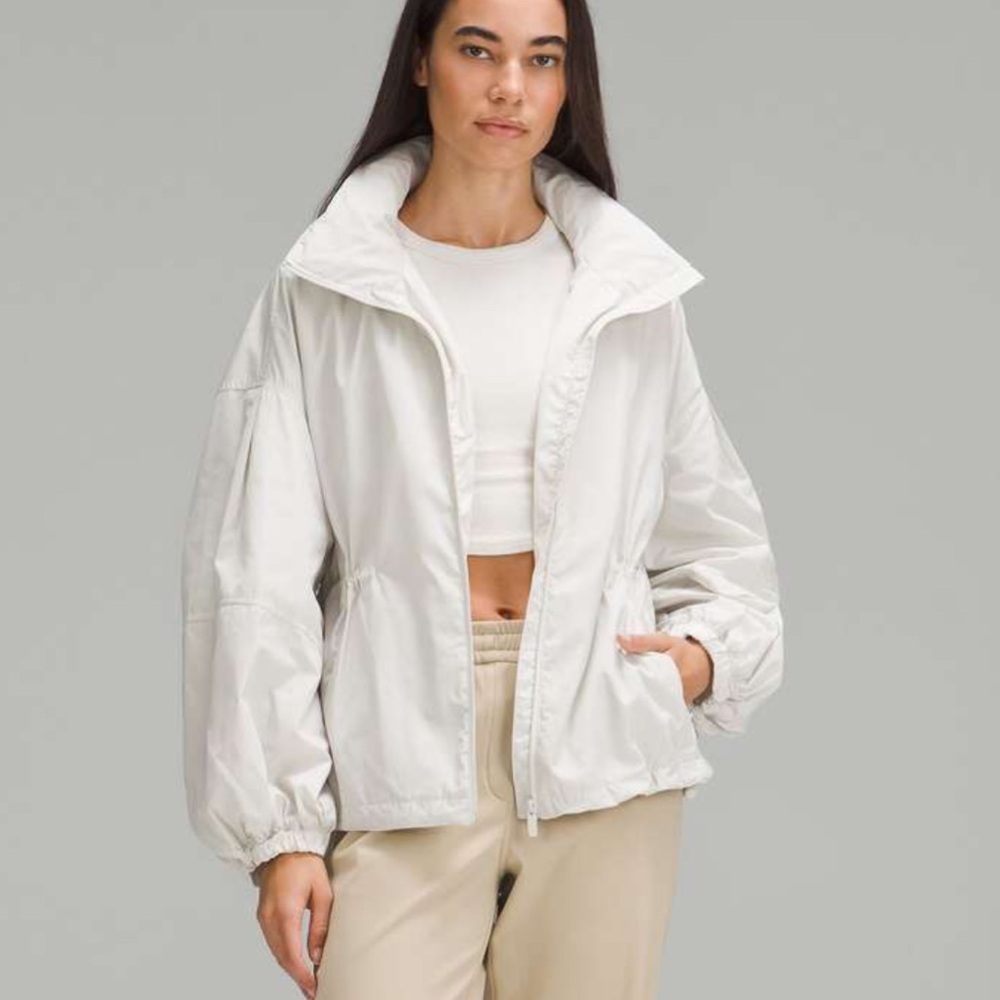 Lululemon lightweight cinch-waist jacket